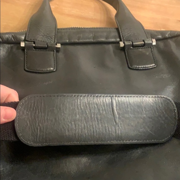 💮UGG black leather laptop bag💮 - Picture 9 of 11